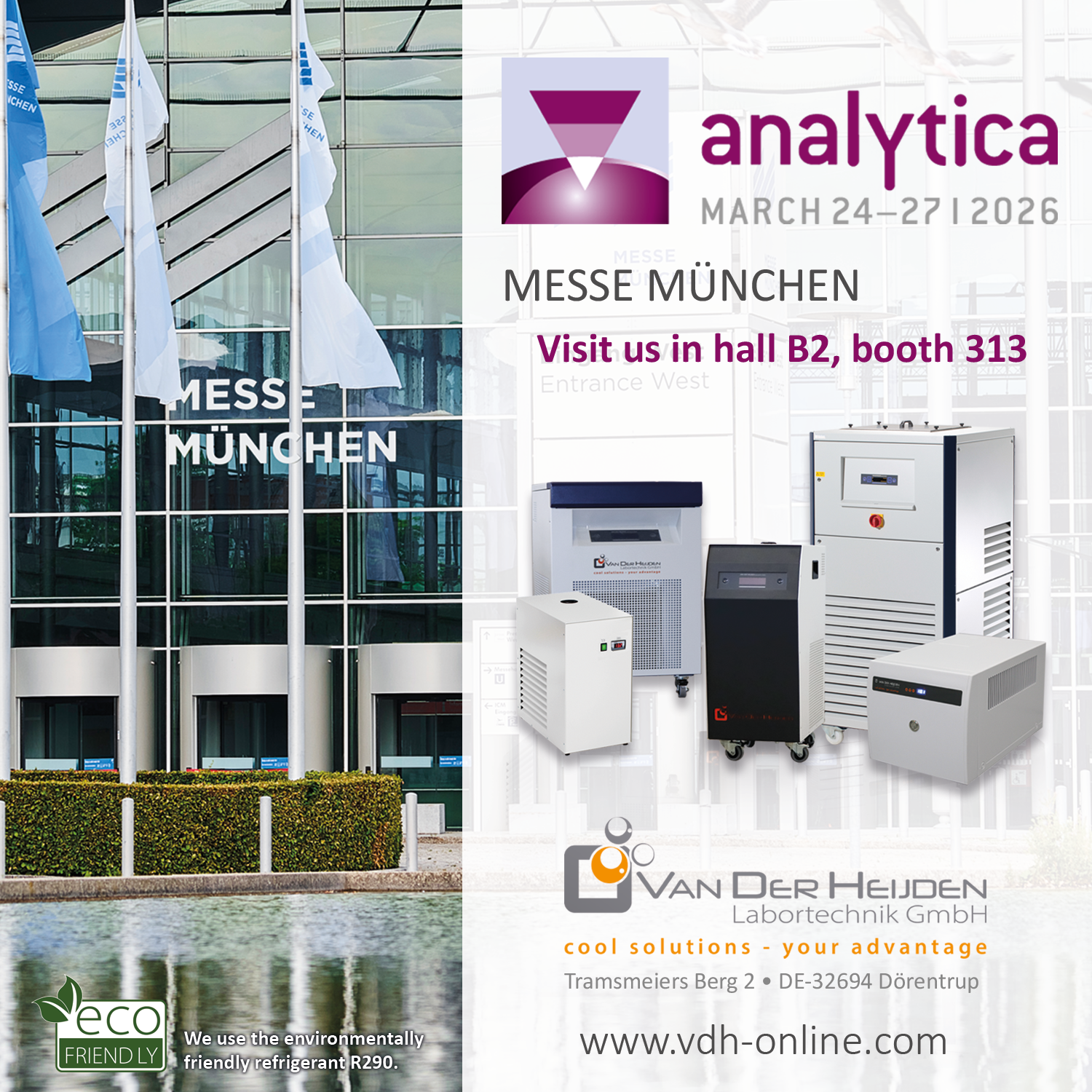 Trade fair analytica 2026 in Munich